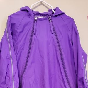 Splashy One Piece Rainsuit, size 2, Purple $30 EUC